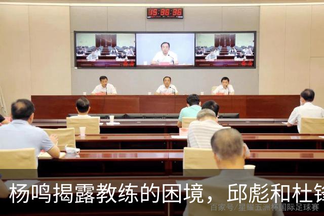 杨鸣揭露教练的困境，邱彪和杜锋的小团队行为是否成为自保策略？